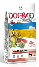 Dog&Co Wellness ADULT MEDIUM / MAXI (Ягненок и рис)